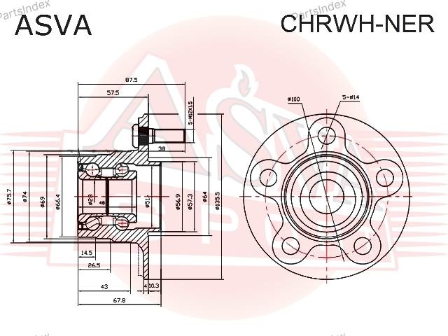 ASVA Ступица Колеса CHRWHNER