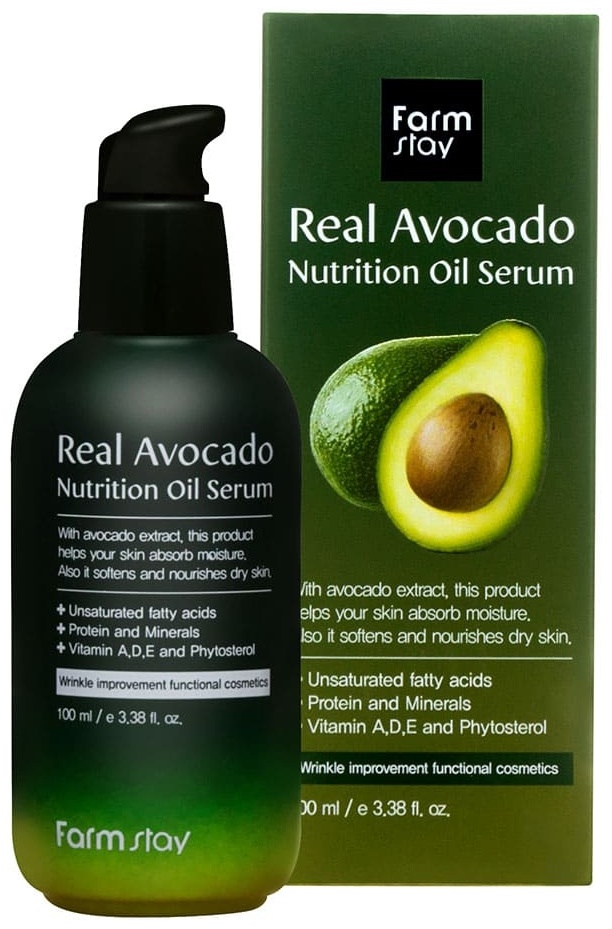 Farmstay сыворотка Real Avocado Nutrition Oil для лица 100 мл, фото 2