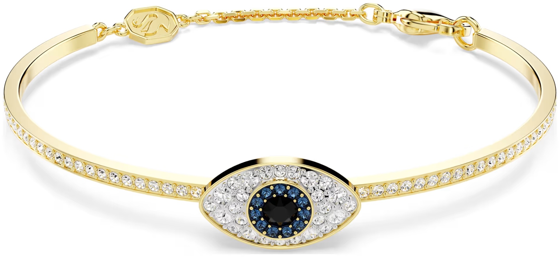 Swarovski длина 15.5 см ювелирный сплав, кристаллы Swarovski