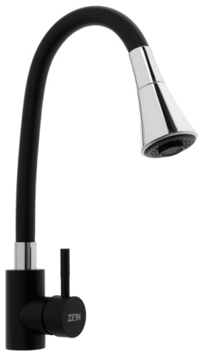 Смеситель для кухни ZEIN Z3403, цинк, цвет хром