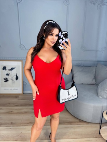 Повседневное платье WoW Fashion красный