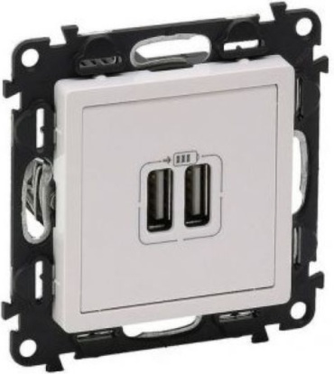 Legrand VALENA Life встраиваемая 753412, USB-розетка