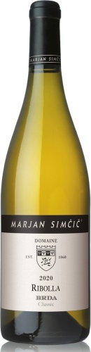 Вино Marjan Simcic Ribolla Classic сухое белое 13% 0.75 л