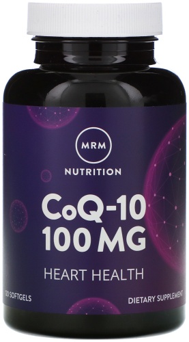 MRM коэнзим Q10 Nutrition CoQ-10 100 mg 120 таблеток