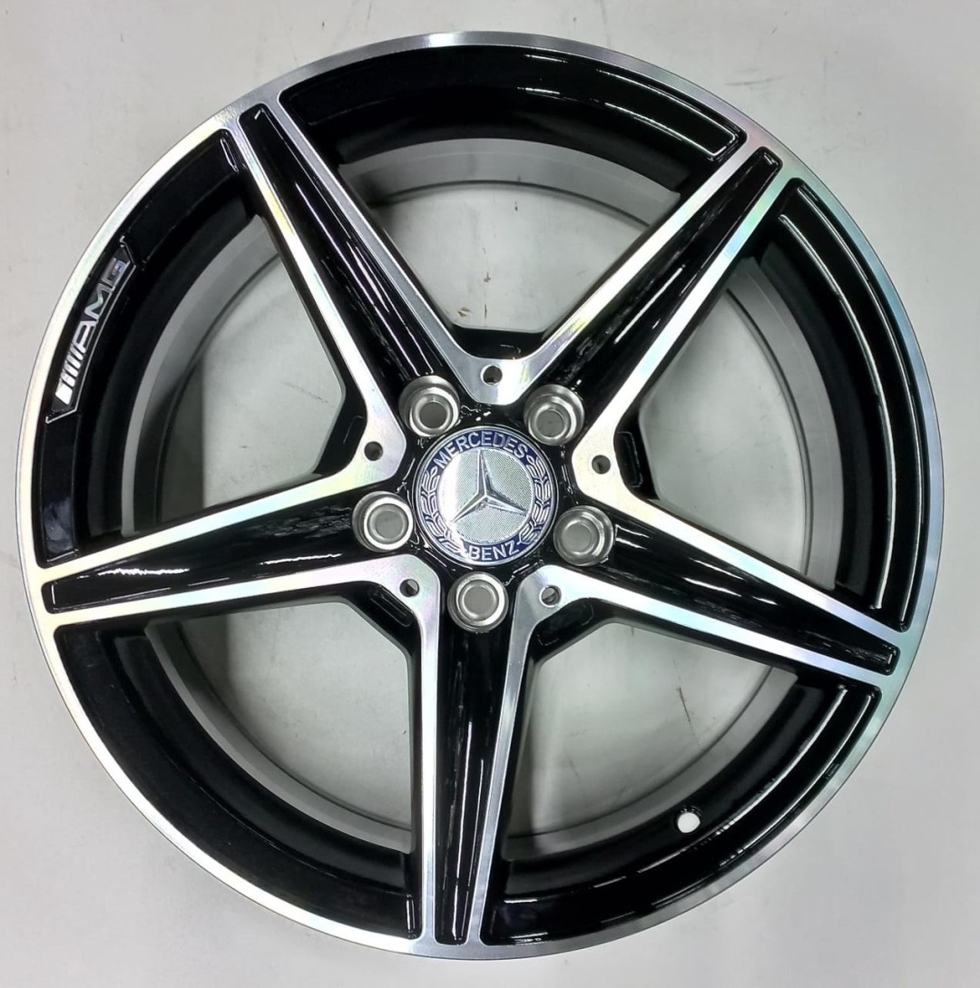Mercedes-Benz 7526 7.5x17/5x112 D66.6 ET35 4 диска черный, серебристый