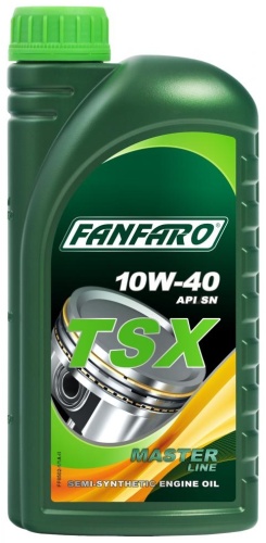 Полусинтетическое FANFARO TSX 10W-40 1 л