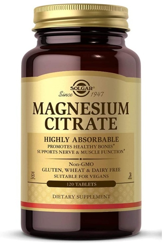 Купить Solgar Magnesium Citrate таблетки 120 шт в Алматы – Магазин на ...