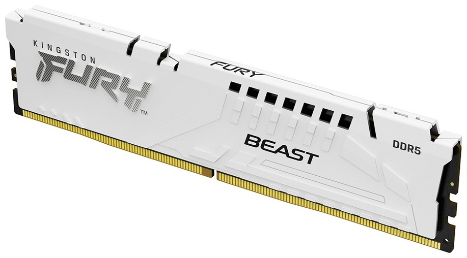 Оперативная память Модуль памяти Kingston FURY Beast White XMP EXPO KF552C40BW-16 DDR5 16GB 5200MHz