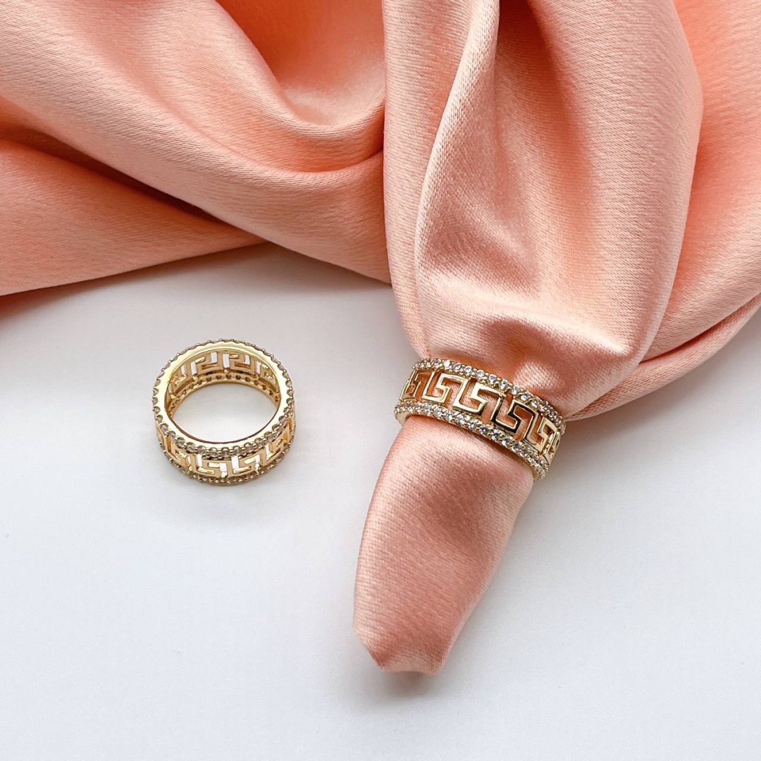 Кольцо Xuping Jewelry размер 17 медицинское золото, фианит