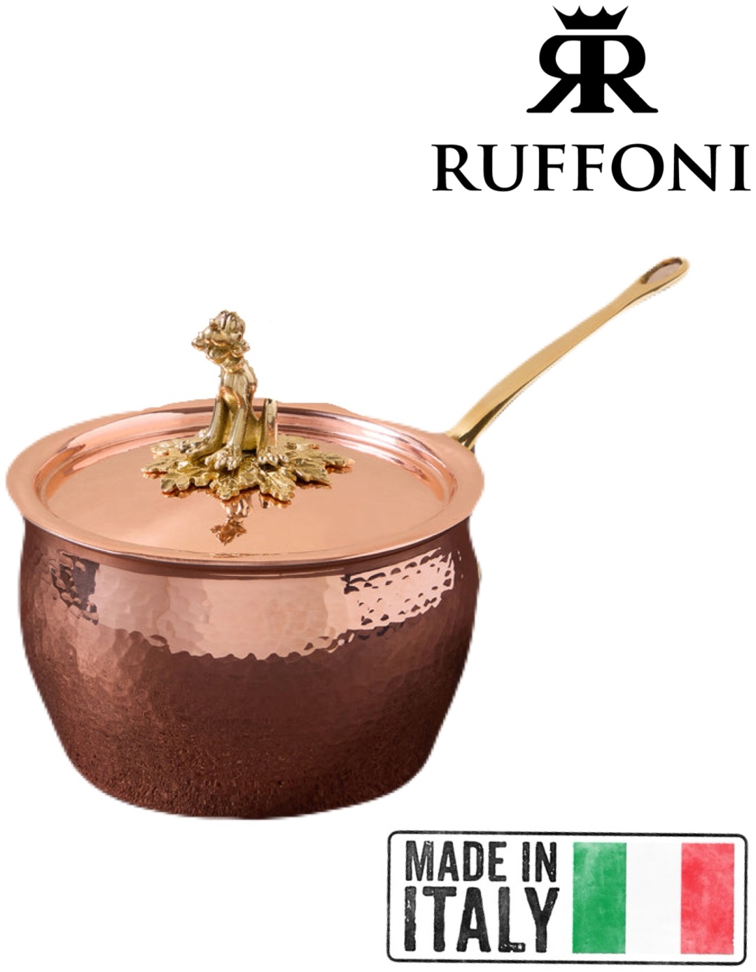 Ковш 2 л, RUFFONI Handcrafted Historia Hammered Copper Mickey Mouse Limited медь