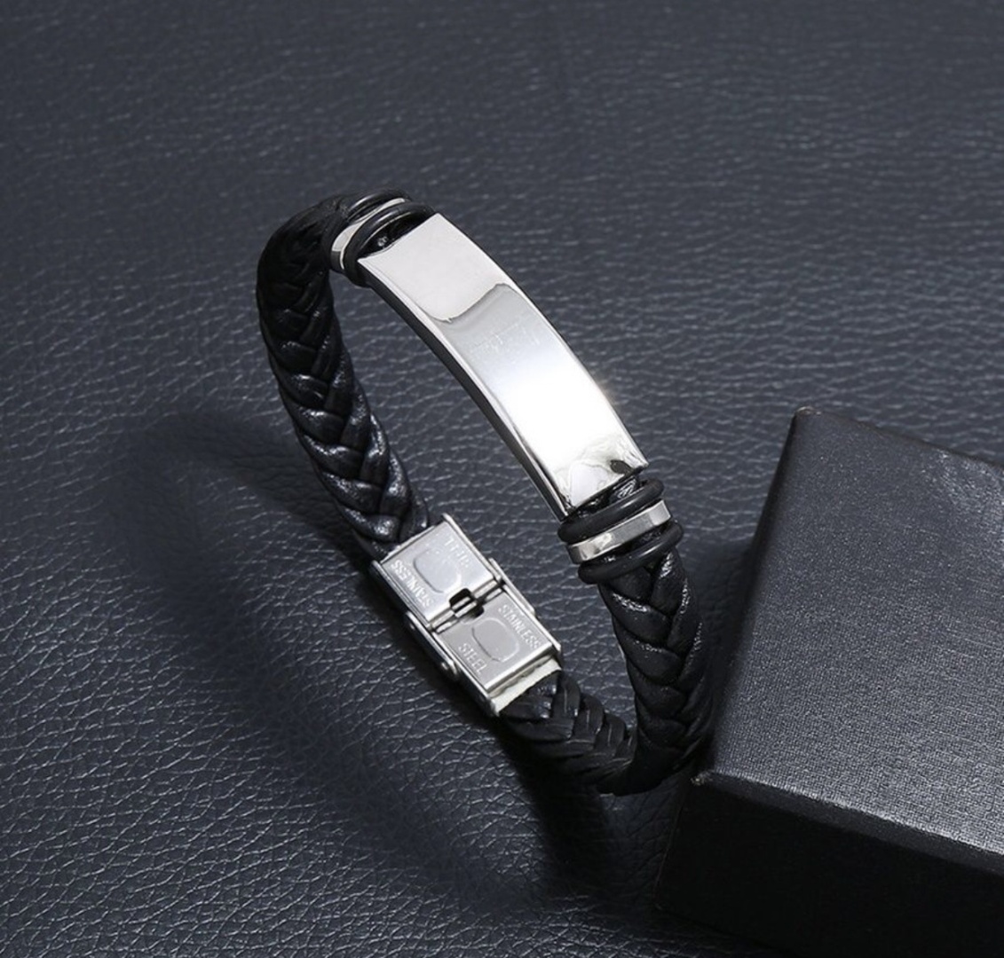 Stainless Steel длина 19 см искусственная кожа, нержавеющая сталь, металл