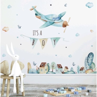 Surprise Products Co., Ltd. Самолетик над городом 5494921 30x90 см