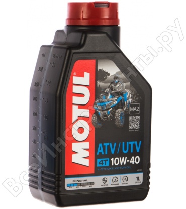 Минеральное Motul 4T ATV/UTV 10W-40 1 л