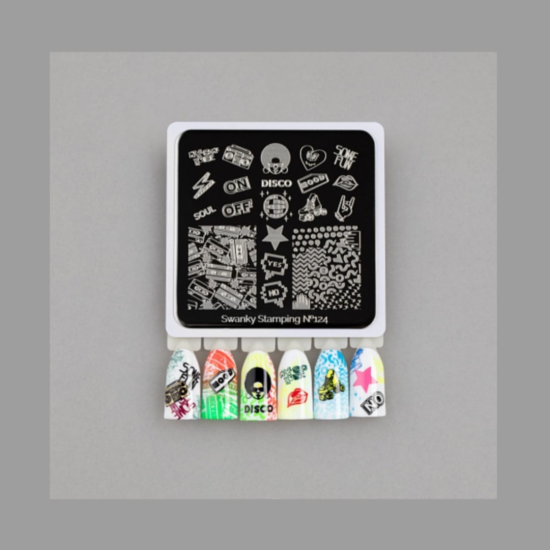 Swanky Stamping пластины для стемпинга №124