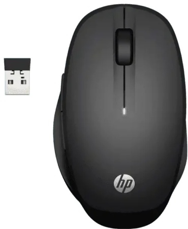 HP Dual Mode Black Mouse 300 черный
