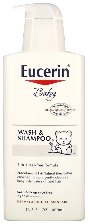 EUCERIN Baby 2 in 1 гель-шампунь 400 мл