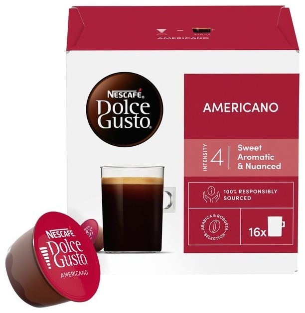 Капсулы кофе NESCAFE Dolce Gusto Americano 16 шт по 10 г