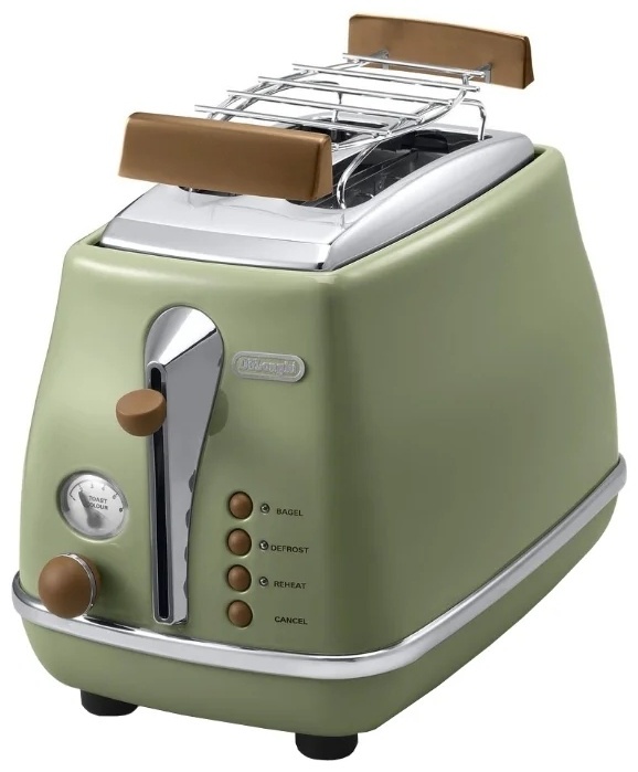 Тостер Delonghi CTOV 2103 зеленый