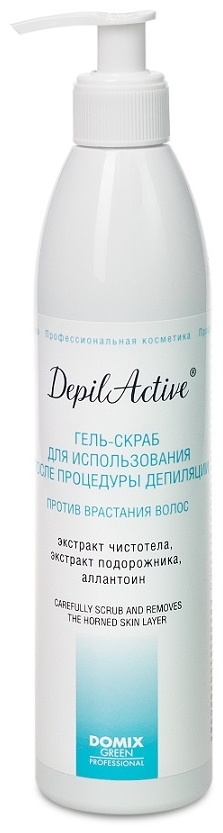 Domix Green Professional гель-скраб после депиляции, для всех зон 310 мл