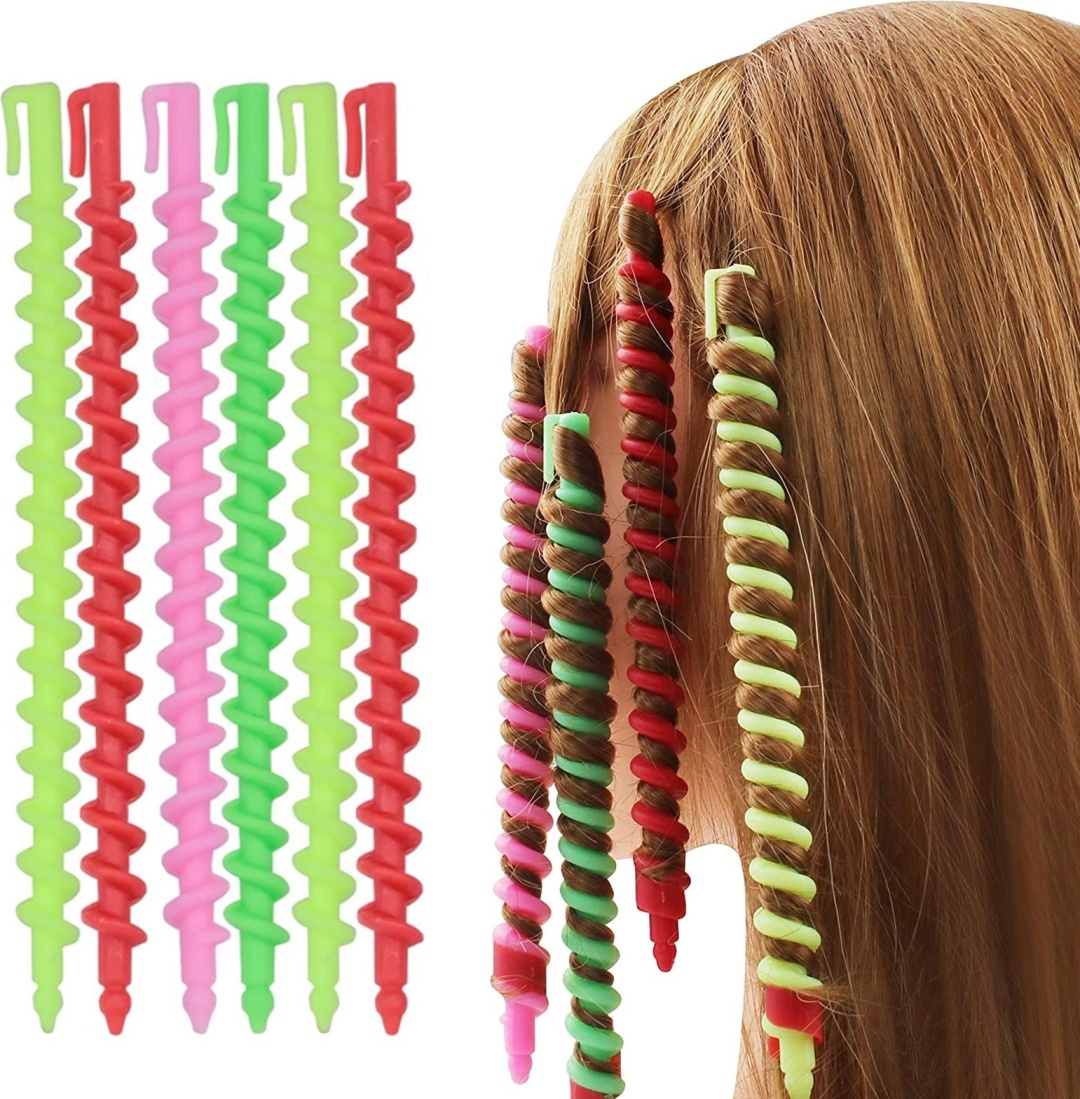 HairCom бигуди спирали 20 шт d 1 см