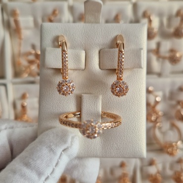 Xuping Jewelry медицинское золото, фианит