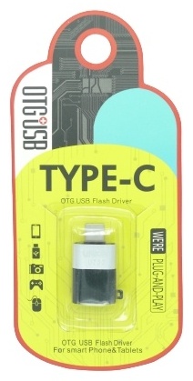 Переходник MRM USB 3.0 (F), USB TypeC (M), 0.1 м, черный