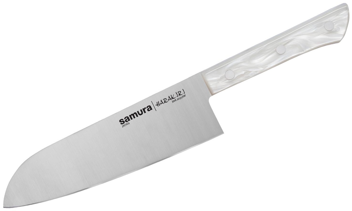 Нож сантоку Samura SHR-0095AW, лезвие: сталь 1 шт