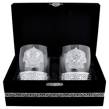 Набор стаканов EMPIRE OF THE GREAT STEPPE 350 мл, стекло, 2 шт