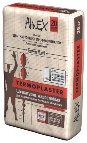 AlinEX TERMOPLASTER 25 кг, цементная