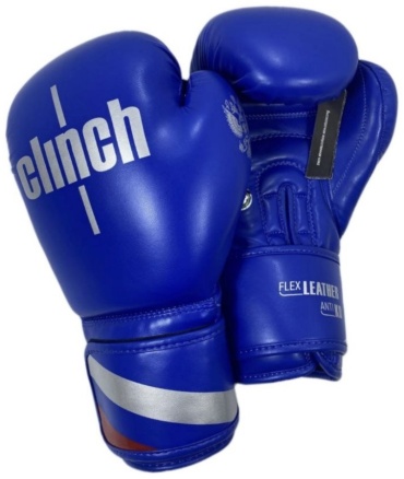 Боксерские перчатки Clinch 10 oz синий