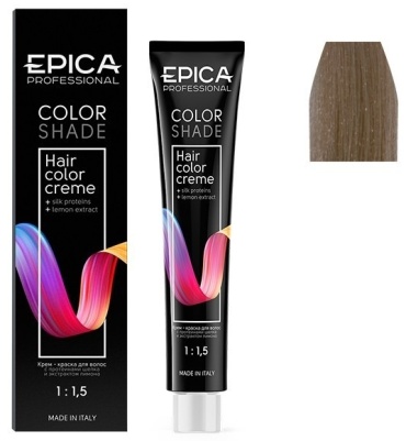 EPICA Professional Color Shade 10.71 светлый блондин шоколадно-пепельный крем-краска 100 мл