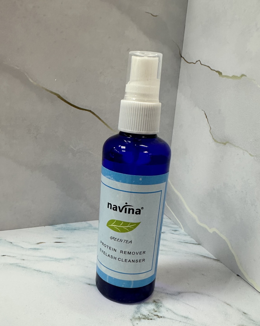 Navina обезжириватель для бровей, для ресниц Green tea 100 мл