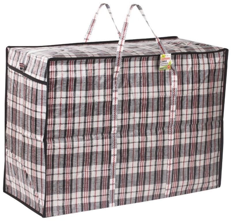 Хозяйственная сумка 120 л Хозяюшка Family 60x70x30 см, полипропилен