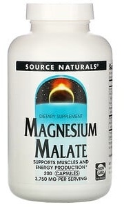 Source Naturals Яблочнокислый Магний 3750 мг 200 капсул