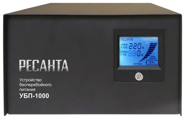 Источник бесперебойного питания Ресанта УБП-1000