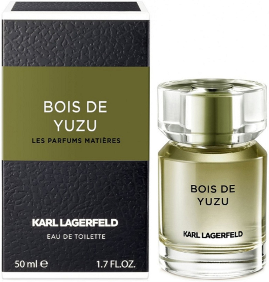 Туалетная вода Karl Lagerfeld Bois de Yuzu EDT для мужчин с цитрусовыми нотами, 50 мл