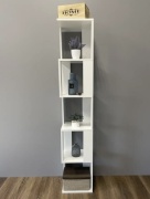 Стеллаж угловой 18770461_668742, 33x33x175 см, белый