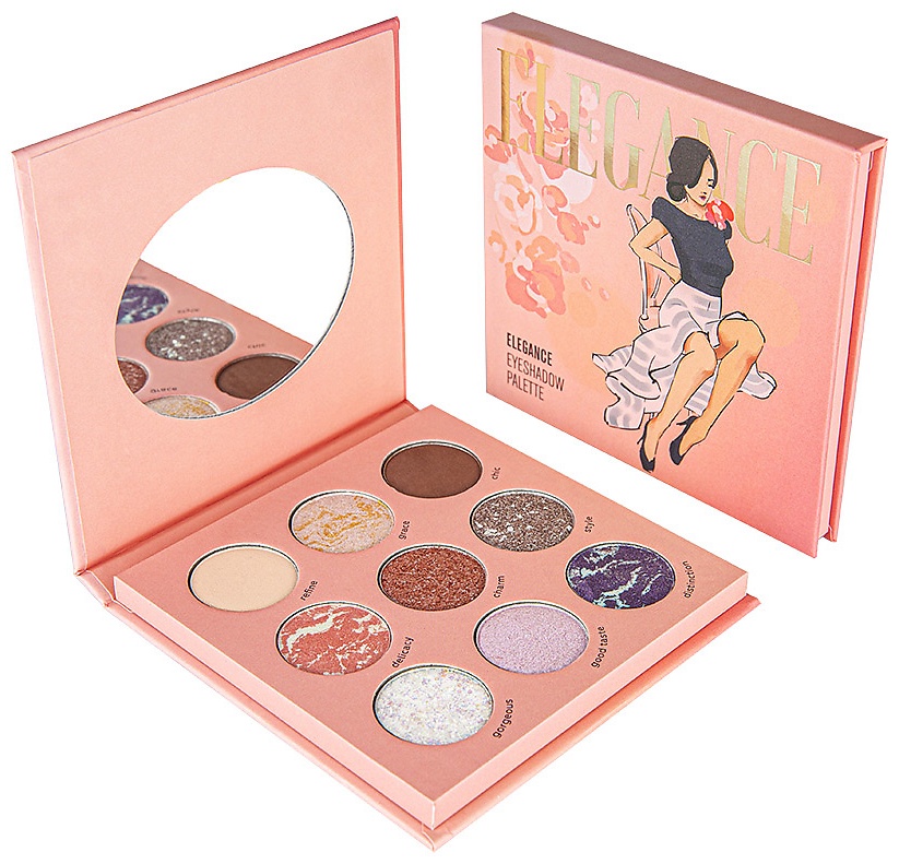 Лэтуаль тени прессованные ELEGANCE EYESHADOWS PALETTE Elegance