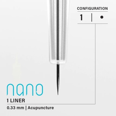 FK Irons Vertix Nano 0.33 мм 1 round liner Acupuncture картриджи