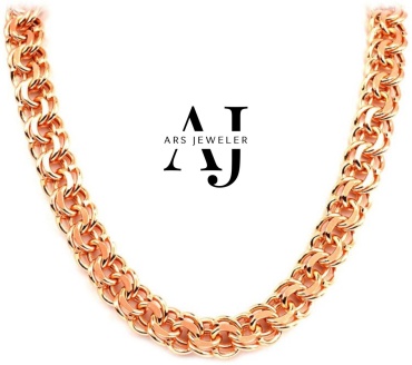 Ars jeweler AR JEWL40826 длина 55 см, вес 12.26 г золото, плетение бисмарк