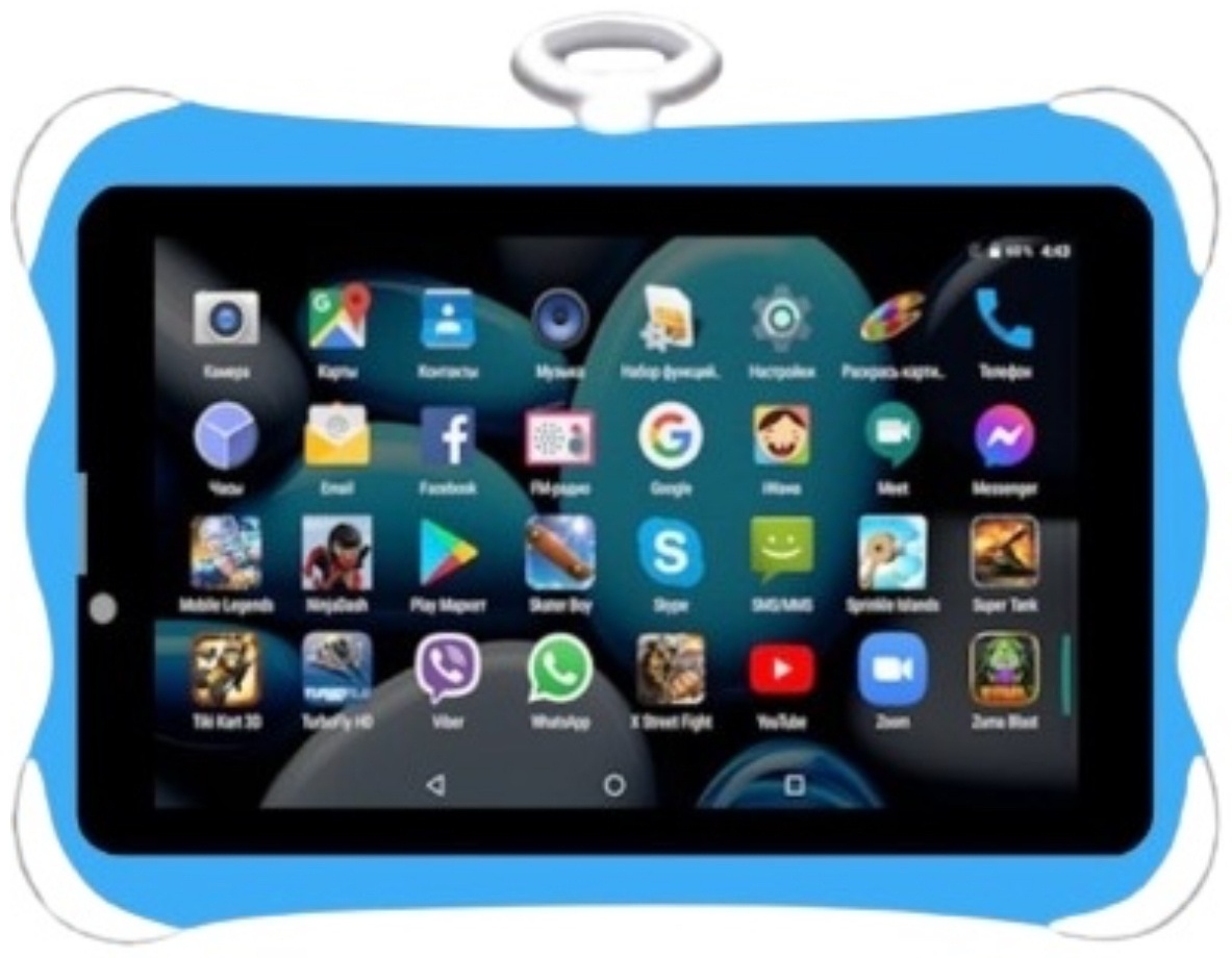 Планшет Smart Product 9901-7C 7 Kids Tablet 7 дюйм 4 Гб/128 Гб синий