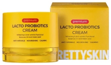 Pretty Skin крем Premium Lacto Probiotics для лица, для зоны декольте 50 мл