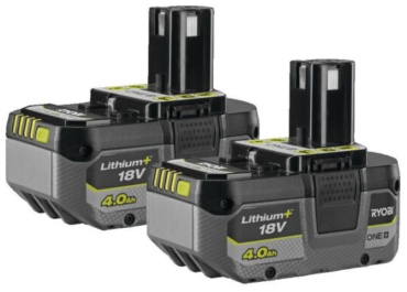 Аккумулятор RYOBI RB1840X2 5133005304 Li-Ion 18 В 4 Ач 2 шт