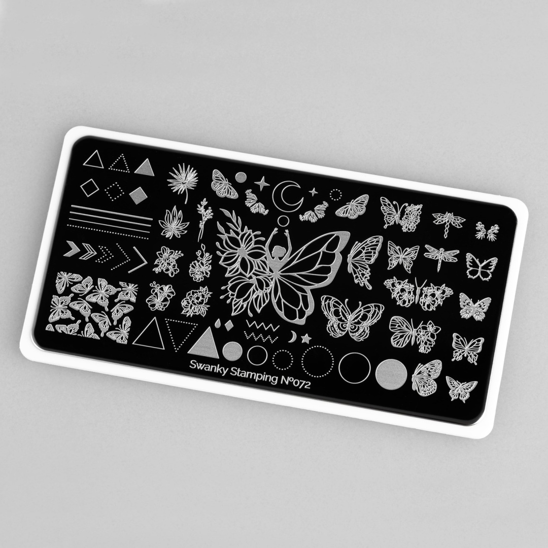 Swanky Stamping пластина для стемпинга 072