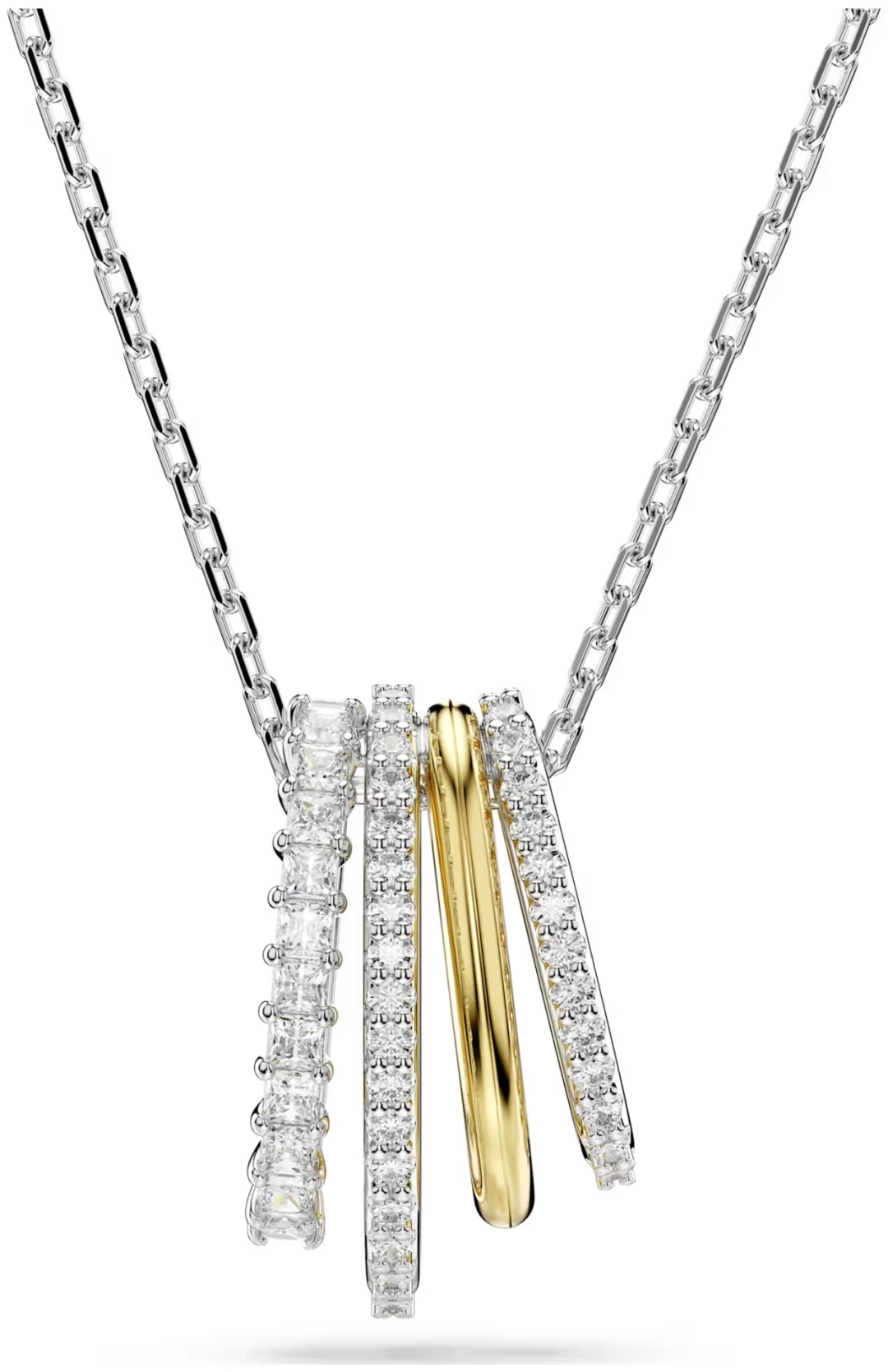 Swarovski длина 45 см ювелирный сплав, цирконий
