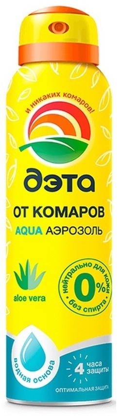 Аэрозоль Дэта Agua алоэ вера 4602666703705 150 мл