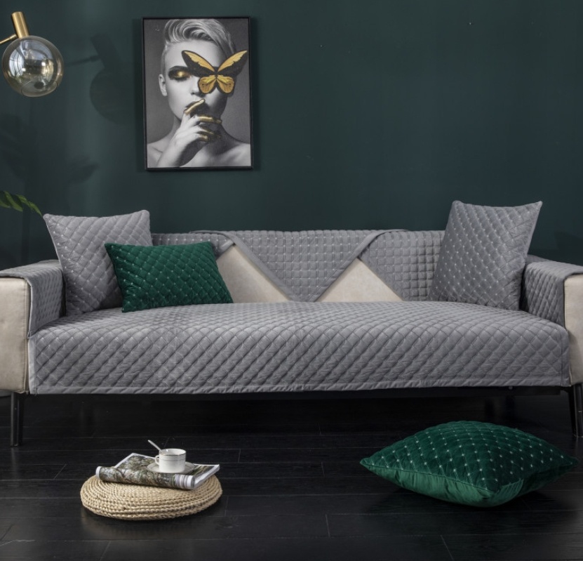 Makhome дивандек для дивана, для кресла, для кушетки China серый 3211-90*210, 90*160, 90*90, 90*90