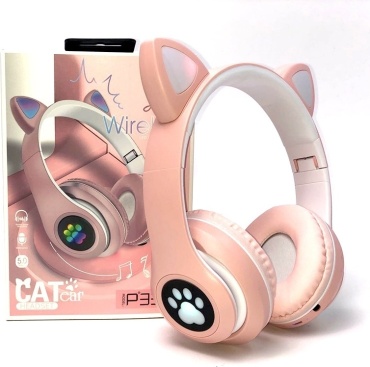 Наушники CAT EAR Wireless Headphones P33M розовый