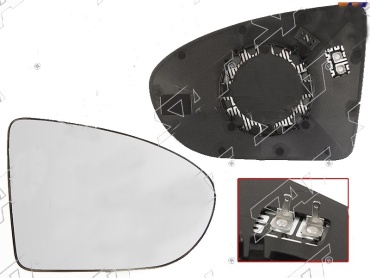 Зеркальный элемент SAT ST-121-0016 правое для Nissan Qashqai 2006-2014