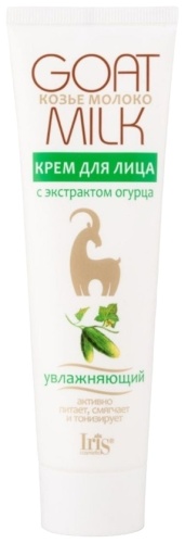 Iris cosmetic крем Увлажняющий с экстрактом огурца для лица 100 мл